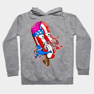 American Flag Ice Pop Monster Hoodie